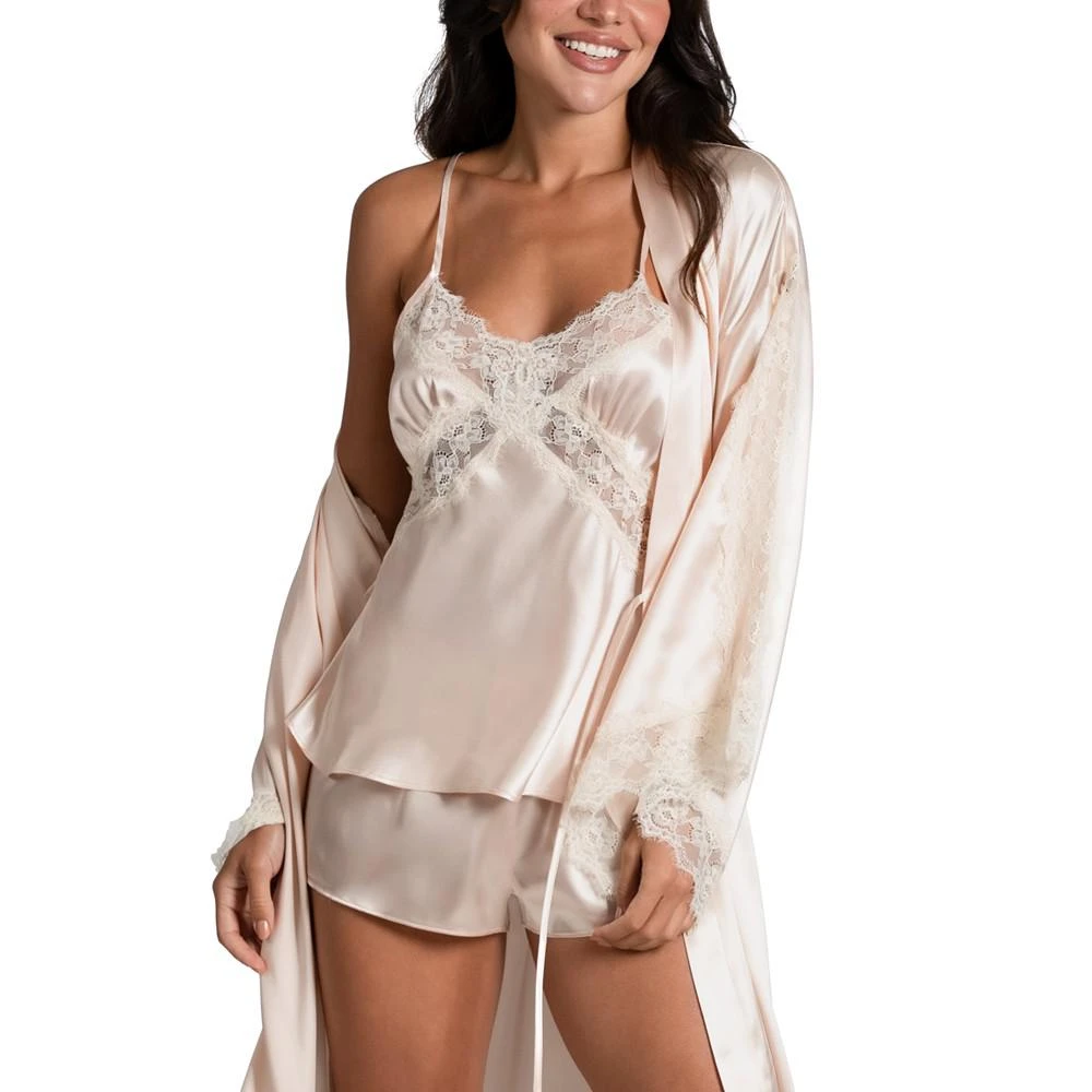 商品Linea Donatella|Women's 2-Pc. Brides Blush Satin Shorts Set,价格¥196,第4张图片详细描述