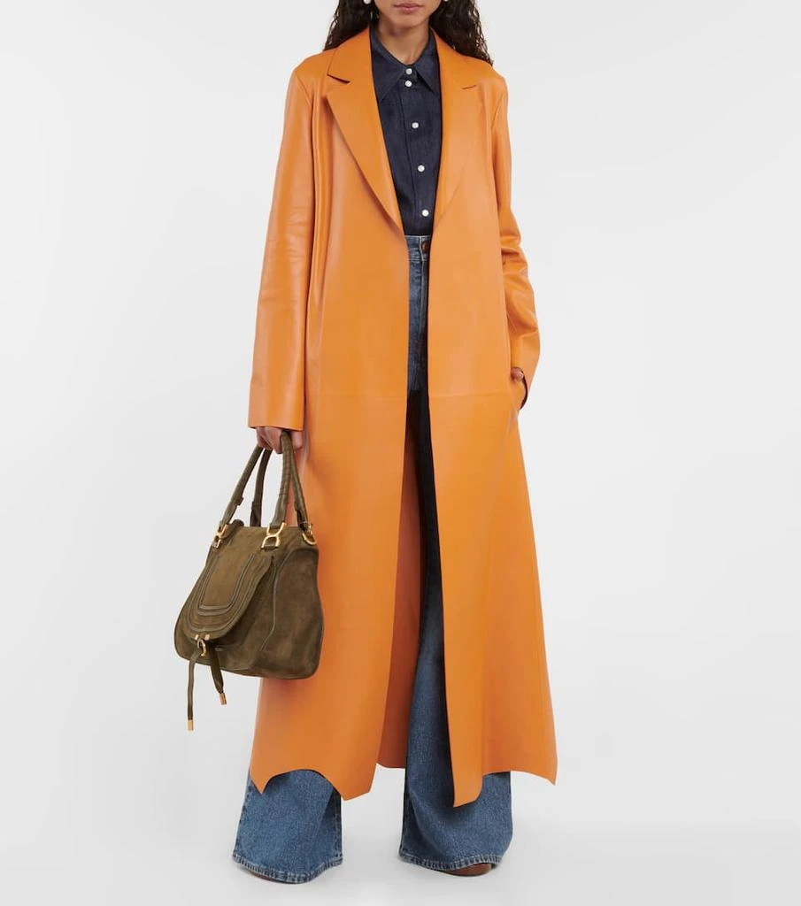 商品Chloé|Marcie L号皮革托特包,价格¥18316,第5张图片详细描述