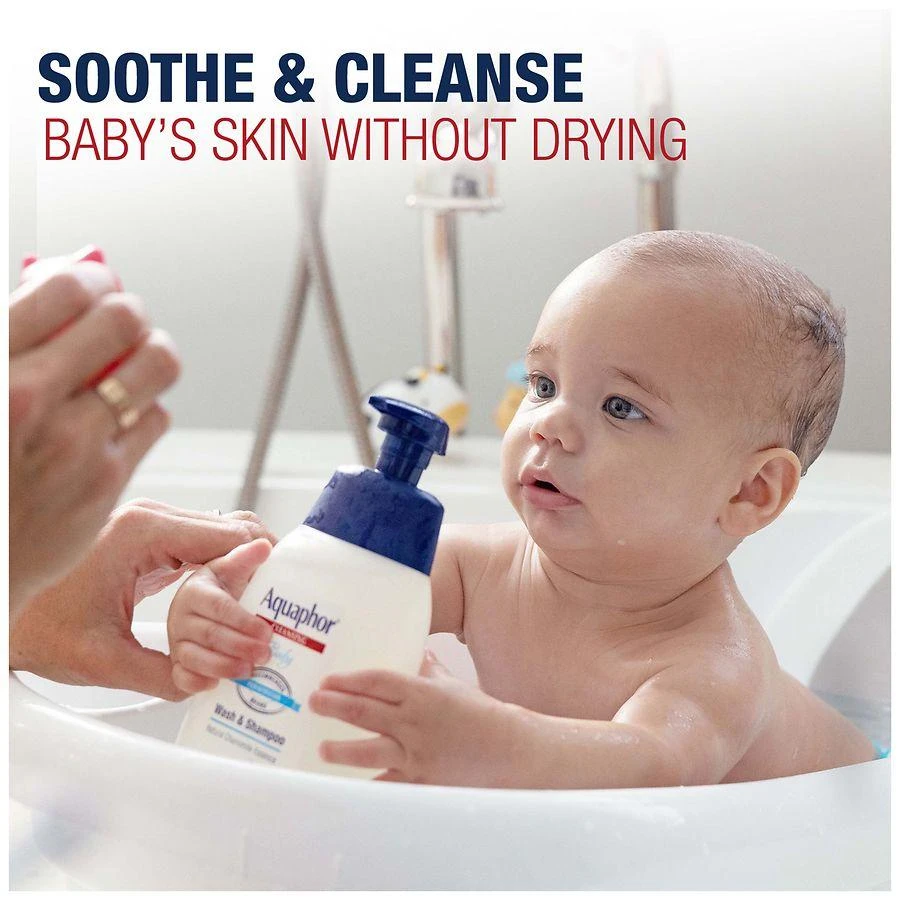 商品Aquaphor Baby|Baby Wash & Shampoo Pump Unscented,价格¥125,第5张图片详细描述