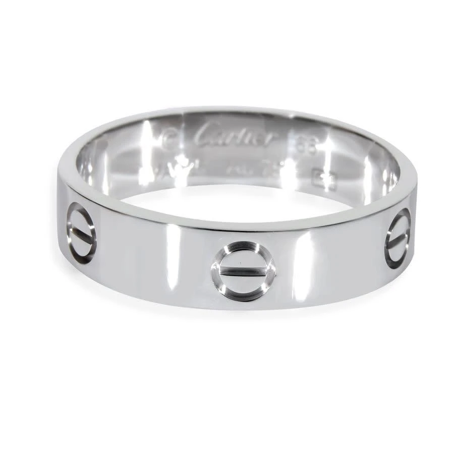 商品[二手商品] Cartier|Pre-Owned Cartier Love Ring in 18k White Gold,价格¥10103,第1张图片