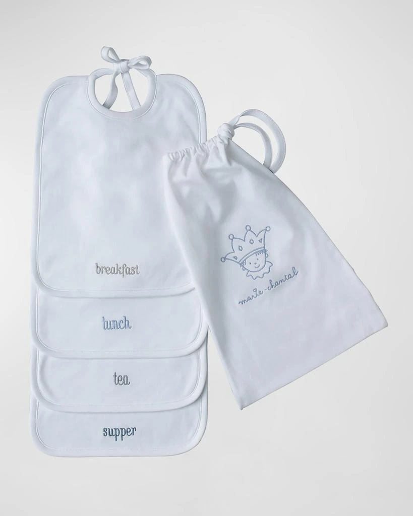 商品Marie Chantal|Kid's Embroidered Bib Set,价格¥533,第1张图片