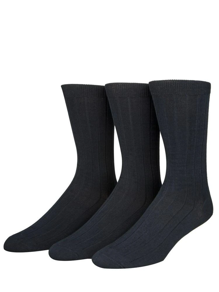 商品Calvin Klein|3-Pair Rib Crew Socks,价格¥125,第1张图片