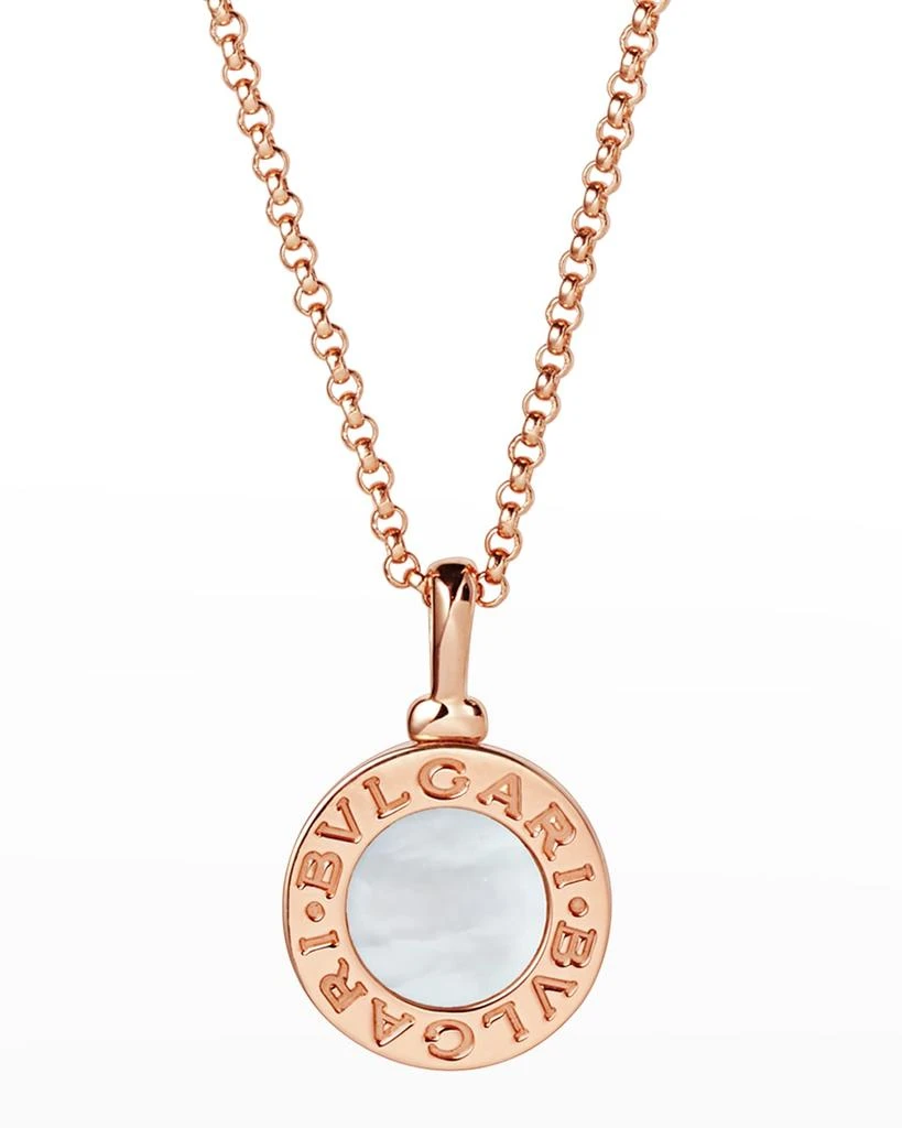 商品BVLGARI|BVLGARI BVLGARI Necklace with Mother-of-Pearl,价格¥13976,第1张图片