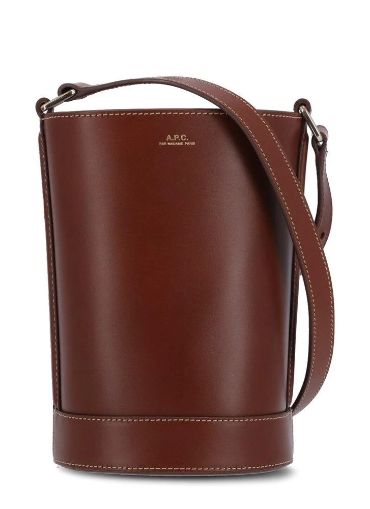 商品A.P.C.|A.P.C. Sac Ambre Logo Bucket Bag,价格¥2412,第1张图片