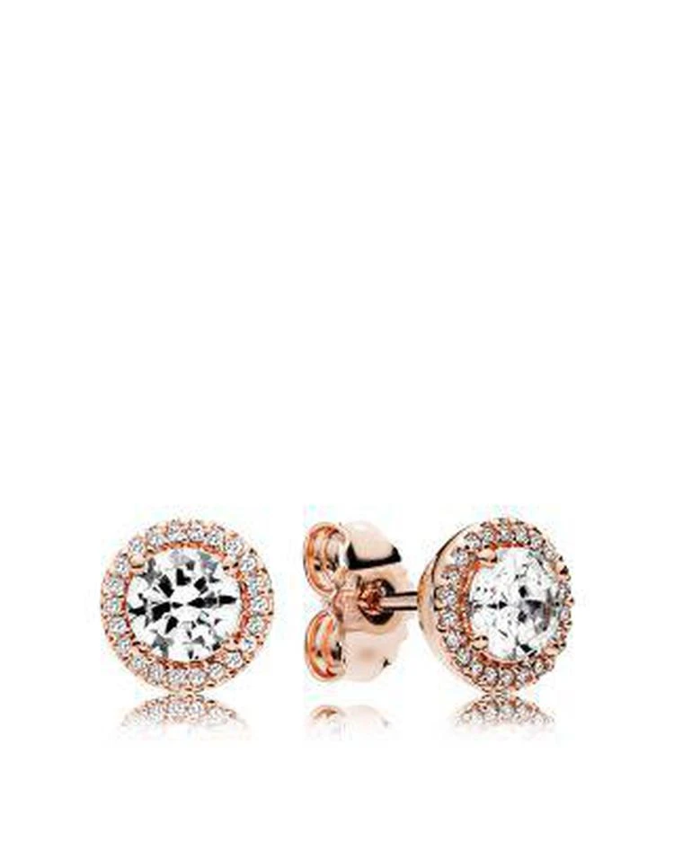 商品PANDORA|优雅玫瑰金耳钉,价格¥741,第1张图片