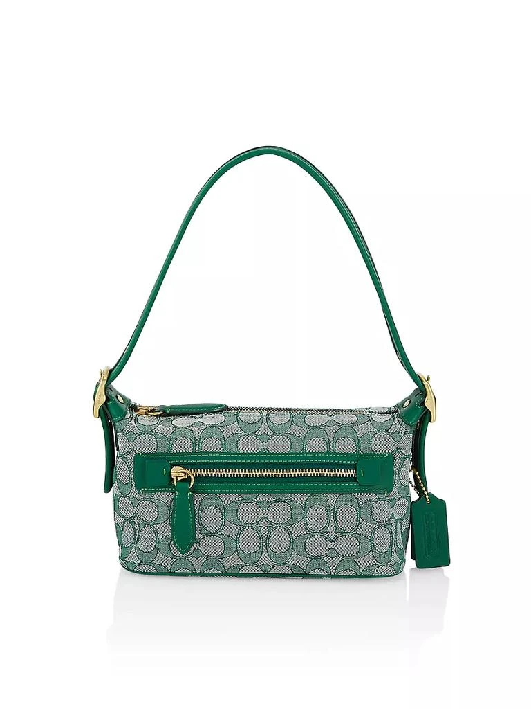 商品Coach|Demi Signature Jacquard Shoulder Bag,价格¥683,第1张图片