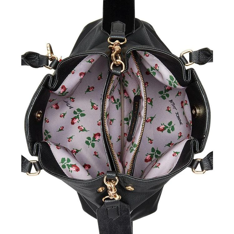 商品Betsey Johnson|Medium Satchel with Decorative Cherry Strap,价格¥480,第2张图片详细描述