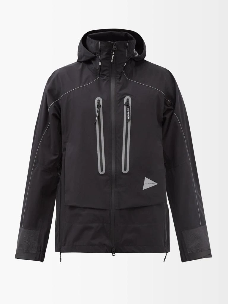 商品And Wander|Pertex Shield technical-shell hooded rain jacket,价格¥5634,第1张图片