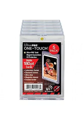 商品Ultra Pro|Pro Ultra Pro Ulp15248 Uv One Touch Uv 180Pt Card Holder   5 Piece,价格¥217,第1张图片