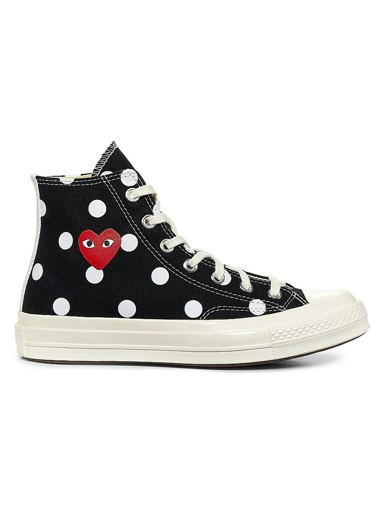 商品Comme des Garcons|CdG Play x Converse Women's Polka Dot High-Top Sneakers,价格¥843,第1张图片