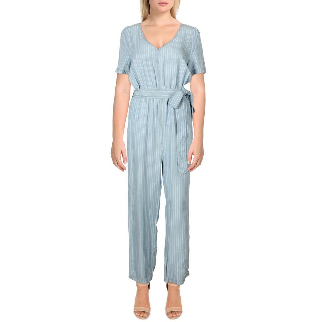 商品Jak & Rae|Jak & Rae Womens Striped Belted Jumpsuit,价格¥44,第1张图片