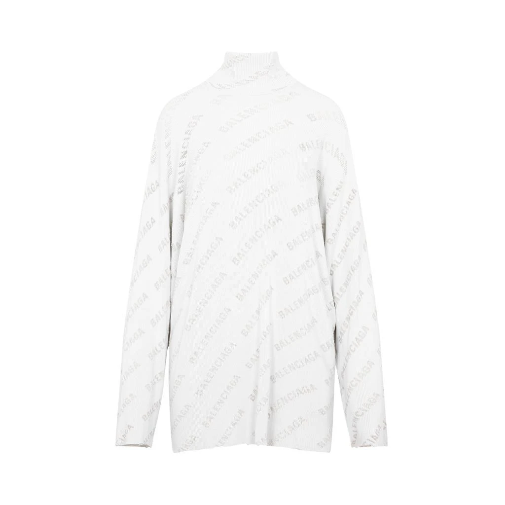 商品Balenciaga|Balenciaga Oversize Turtleneck Knit Jumper,价格¥8646,第1张图片