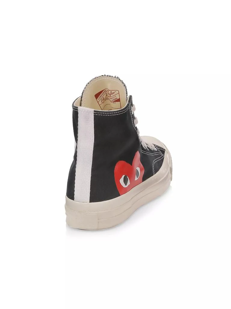 商品Comme des Garcons|Unisex CdG PLAY x Converse Men's Chuck Taylor All Star High-Top Sneakers,价格¥1128,第3张图片详细描述