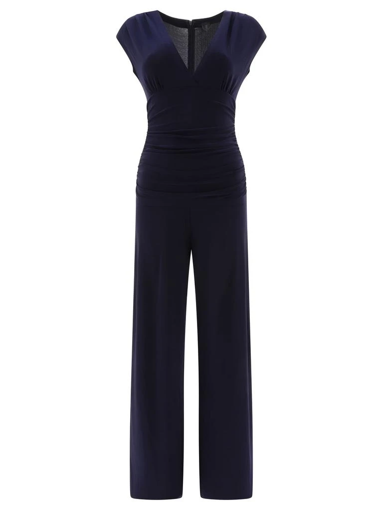 商品Norma Kamali|V-Neck Jumpsuit Dresses Blue,价格¥713,第1张图片