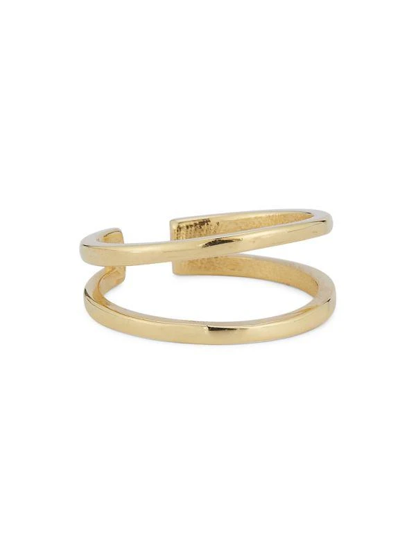商品Saks Fifth Avenue|14K Yellow Gold Double Ring Single Ear Cuff,价格¥1716,第1张图片