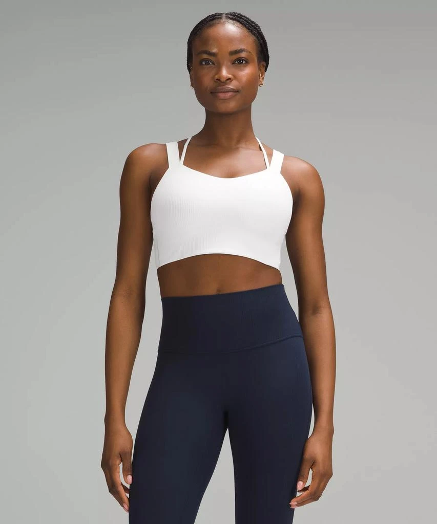 商品Lululemon|Like a Cloud Ribbed Longline Bra *Light Support, D/DD Cup,价格¥463,第3张图片详细描述