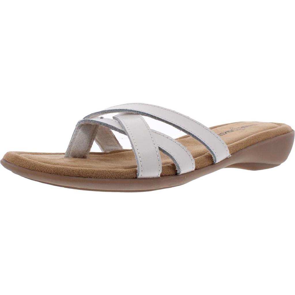 Minnetonka Womens Sunny Leather Flip Flop Thong Sandals商品第1张图片规格展示