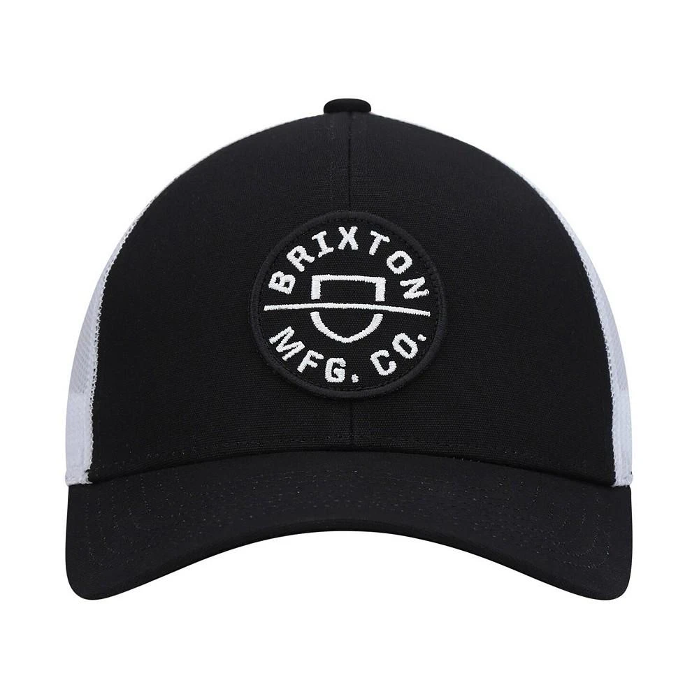 商品Brixton|Men's Black Crest Mesh Snapback Hat,价格¥211,第2张图片详细描述