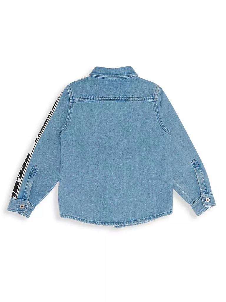 商品Off-White|Little Girl's &amp; Girl's Logo Band Denim Shirt,价格¥1385,第3张图片详细描述