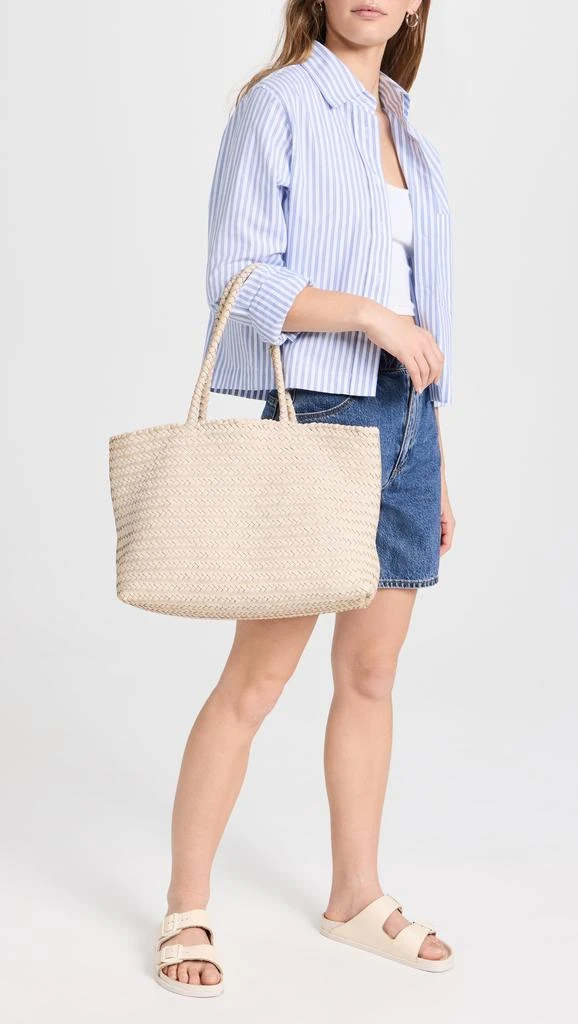 商品Madewell|Transport Early Weekender Woven Tote,价格¥1461,第2张图片详细描述