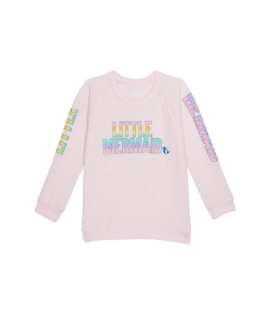 商品Chaser|Little Mermaid Rainbow Recycled Bliss Knit Pullover (Little Kids/Big Kids),价格¥332,第1张图片