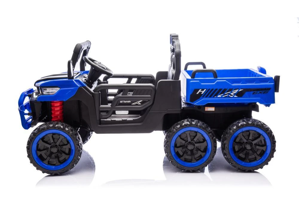 商品BreeBe|24V 2 Seater Ride on Dump Truck, 4WD 6-Wheel Ride on Toys for Big Kids with Remote Control, Ride on UTV Car with Electric Dump Bed, Toy Shovel, LED Lights & Music, Suspension Spring - Ages 3+,价格¥3252,第5张图片详细描述