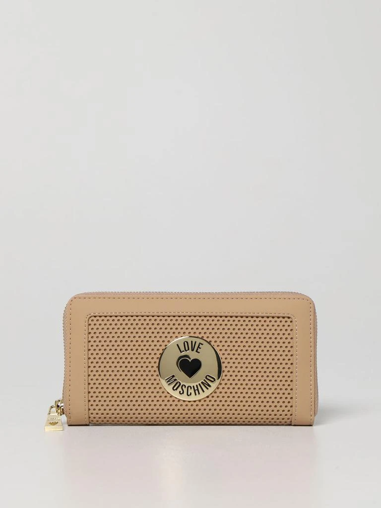 商品Love Moschino|Love Moschino continental wallet in synthetic leather,价格¥652,第1张图片