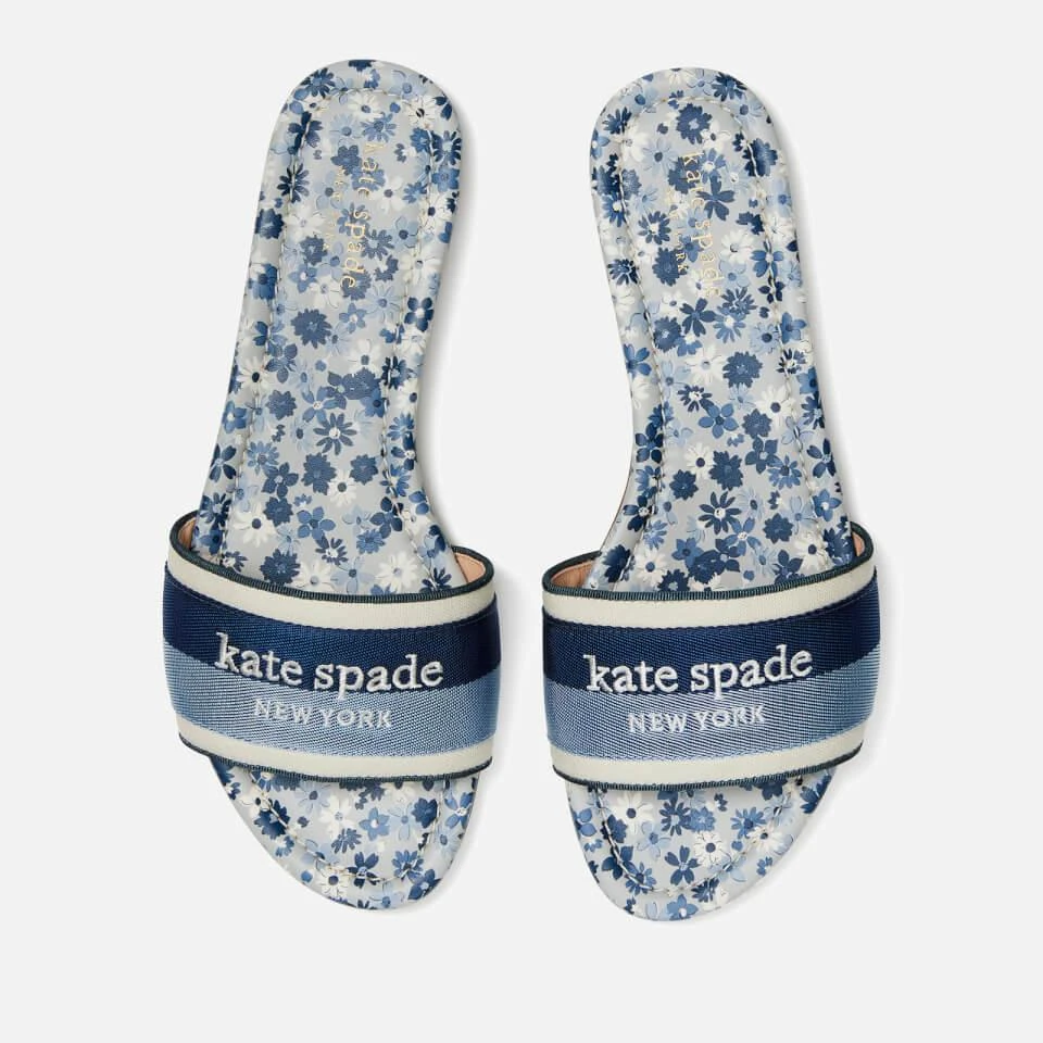 商品Kate Spade|KATE SPADE NEW YORK WOMEN'S MEADOW SLIDE SANDALS - BLAZER BLUE,价格¥895,第3张图片详细描述