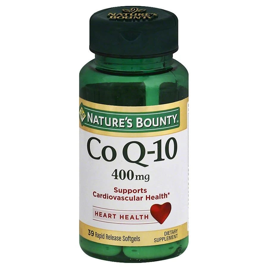 商品Nature's Bounty|Co Q-10辅酶Q10胶囊 400 mg,价格¥498,第1张图片