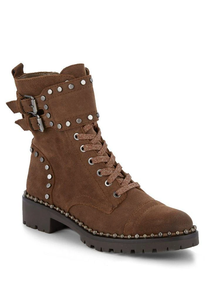 商品Sam Edelman|Jennifer 铆钉真皮短靴,价格¥508,第1张图片