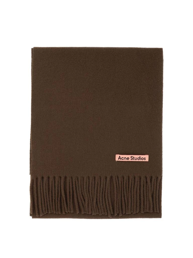 商品Acne Studios|Fringed Scarf Scarves Brown,价格¥810,第1张图片