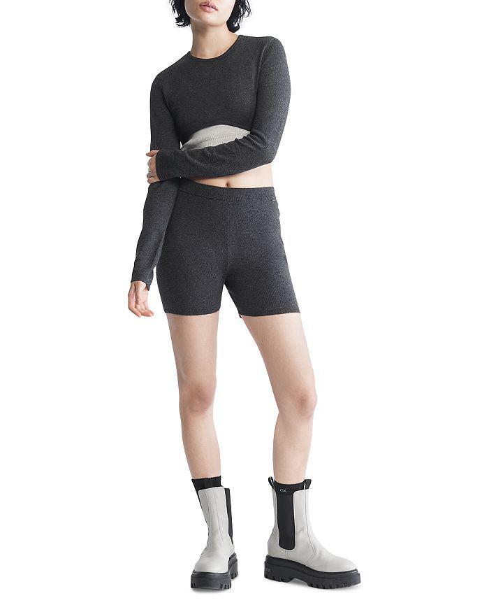 商品Calvin Klein|Sweater Lounge Sleep Shorts,价格¥357,第5张图片详细描述