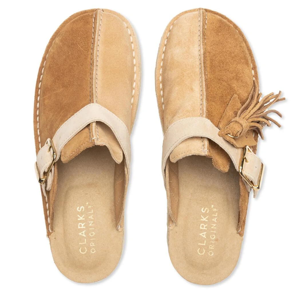 商品Clarks|Trek Mule - Light Tan Combination,价格¥906,第4张图片详细描述