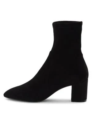 商品Stuart Weitzman|Yuliana Leather Sock Boots,价格¥1972,第4张图片详细描述