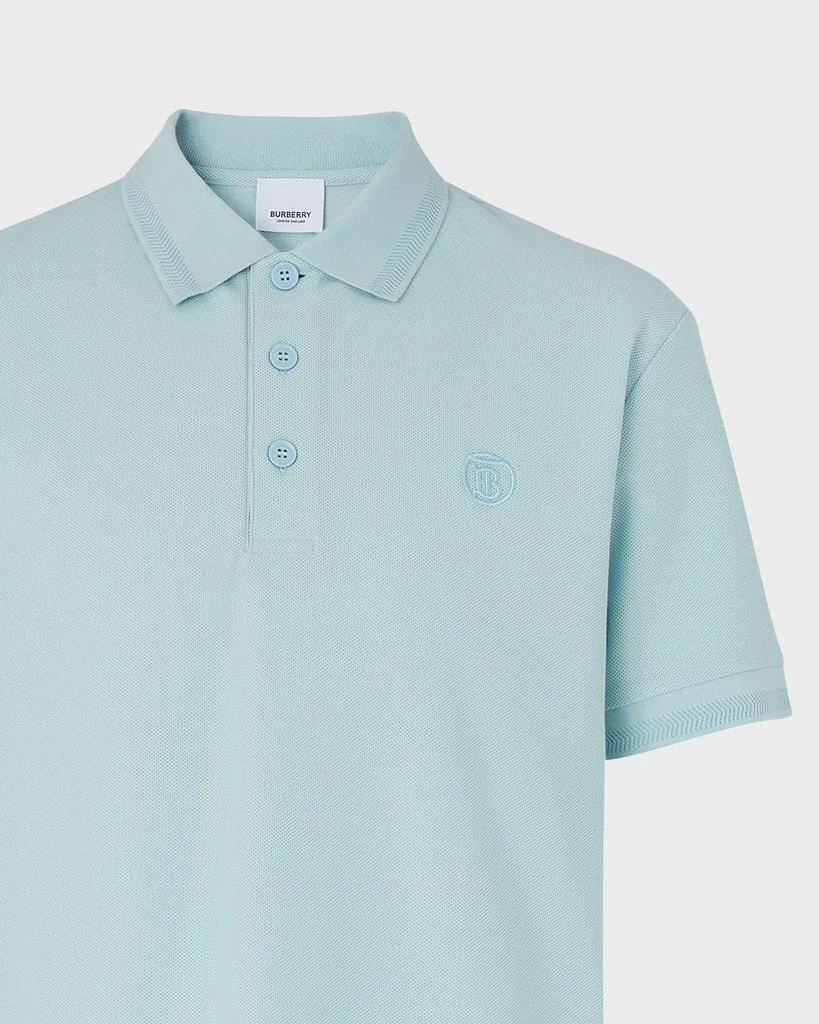 商品Burberry|Men's Eddie Monogram Polo Shirt,价格¥1798,第2张图片详细描述