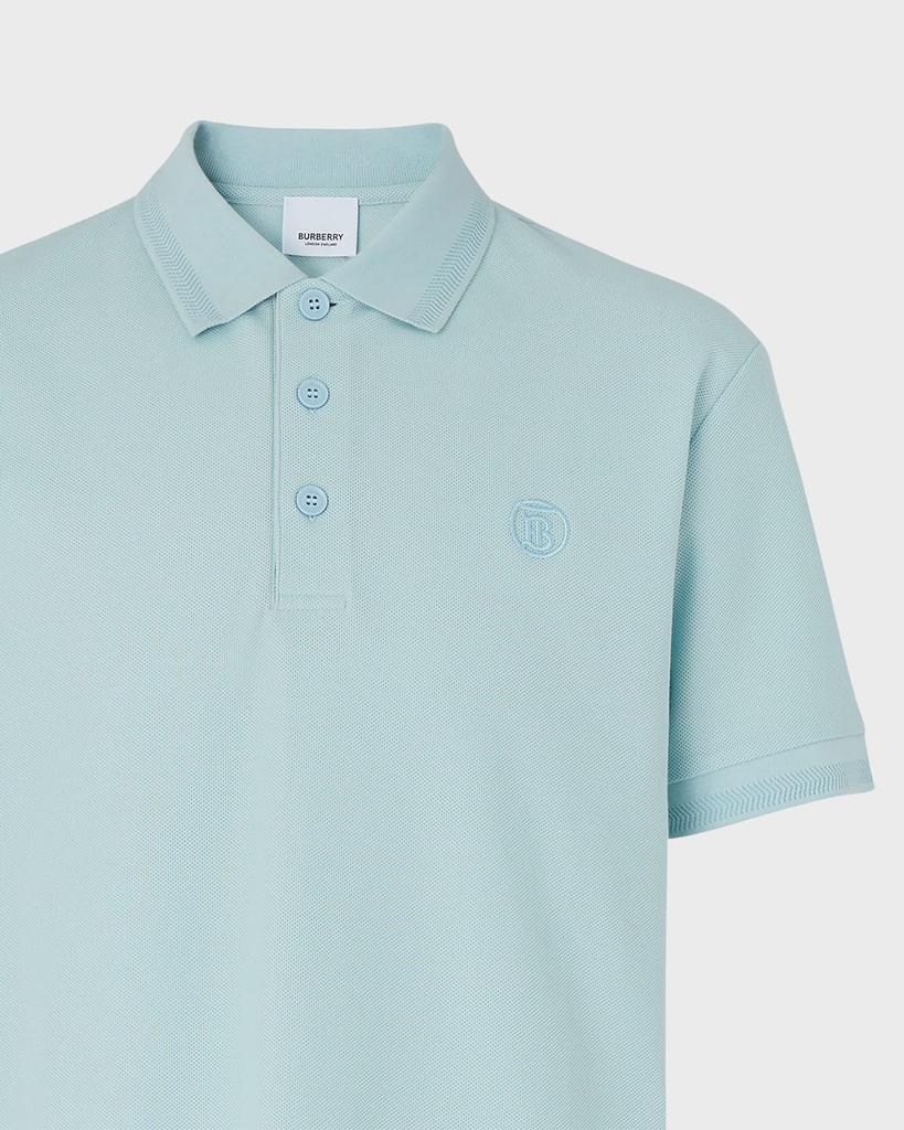 商品Burberry|Men's Eddie Monogram Polo Shirt,价格¥3351,第4张图片详细描述