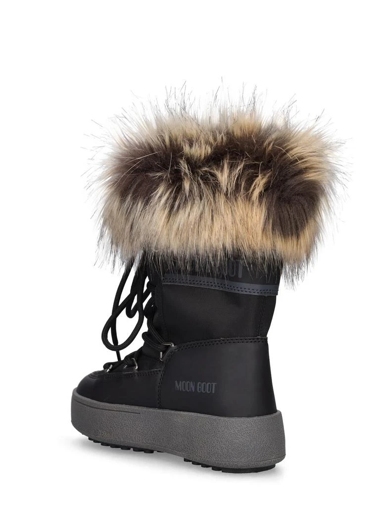 商品Moon Boot|Nylon Ankle Snow Boots W/ Faux Fur,价格¥653,第2张图片详细描述