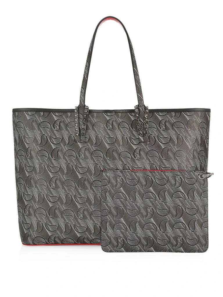 商品Christian Louboutin|Cabata Printed Leather Tote,价格¥12674,第3张图片详细描述