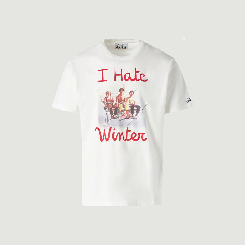 Printed T-shirt Hate Winter 10 MC2 Saint Barth商品第1张图片规格展示