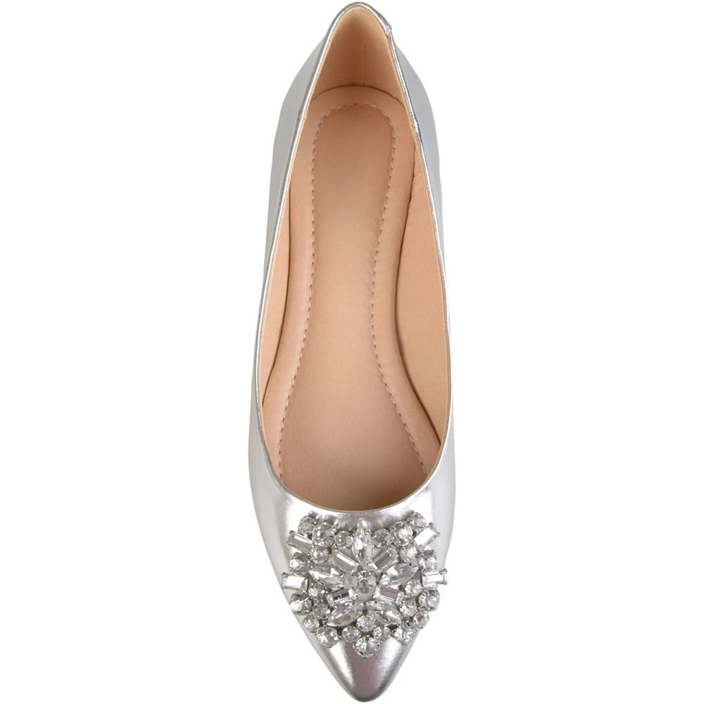 商品Journee Collection|Women's Renzo Jeweled Flats,价格¥397,第4张图片详细描述