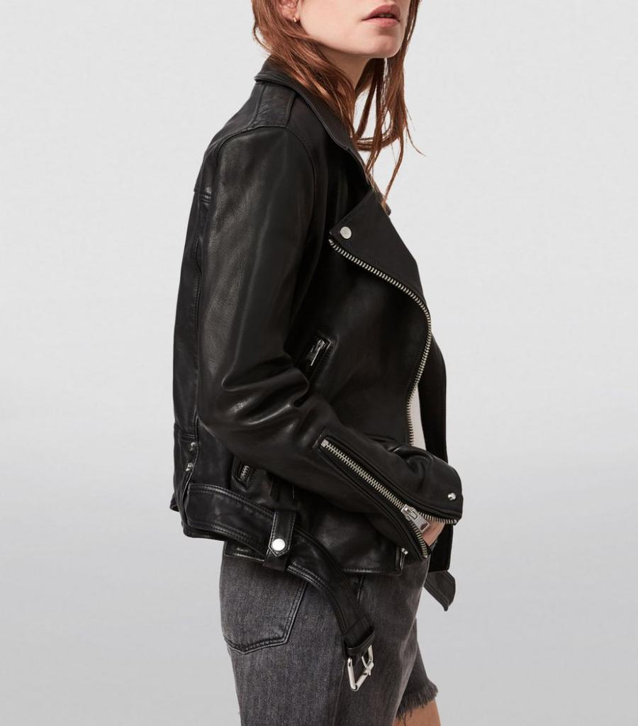 Leather Luna Biker Jacket商品第4张图片规格展示