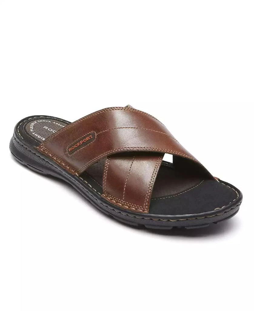 商品Rockport|Men's Darwyn Xband Sandals,价格¥447,第1张图片