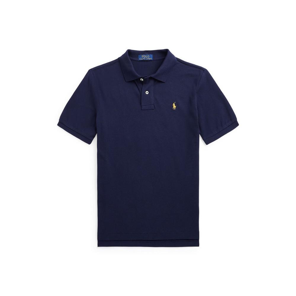 商品Ralph Lauren|Big Boys Mesh Graphic Polo Shirt,价格¥349,第1张图片