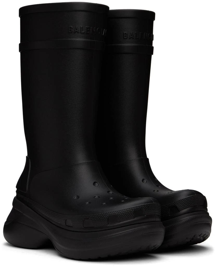 商品Balenciaga|Black Crocs Edition Boots,价格¥4963,第4张图片详细描述