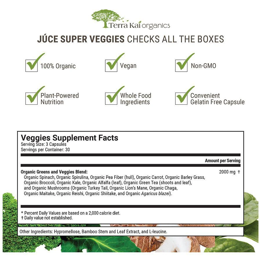 商品JUCE|Super Veggies Capsules,价格¥249,第2张图片详细描述