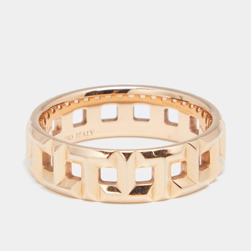 Tiffany & Co.  Tiffany T True Wide 18K Rose Gold Band Ring 51商品第4张图片规格展示