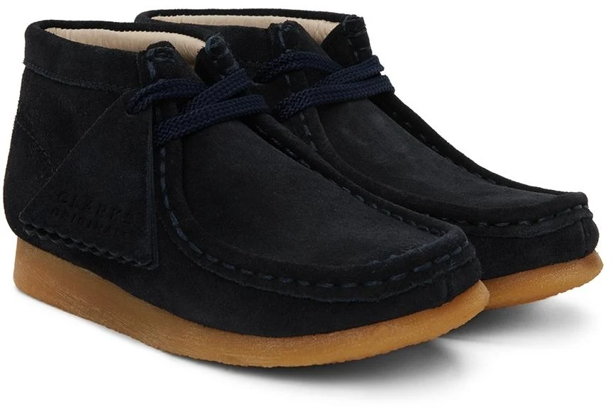 商品Clarks|Kids Navy Suede Wallabee Boots,价格¥369,第4张图片详细描述