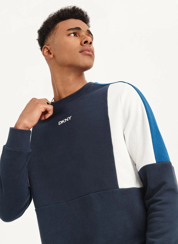 商品DKNY|Colorblock French Terry Front Logo Crewneck,价格¥297,第1张图片