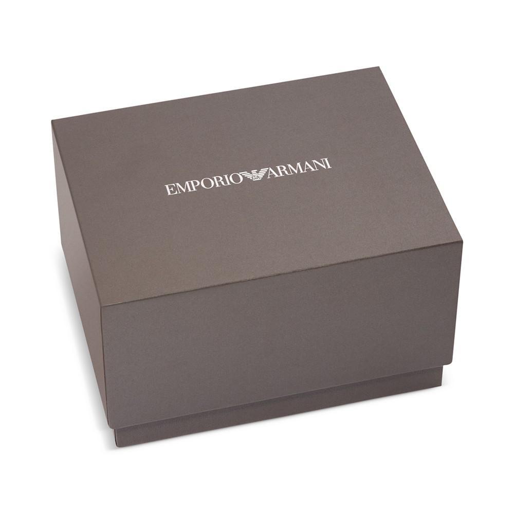 商品Emporio Armani|Men's Chronograph Multicolor Strap Watch Set 44mm,价格¥2051,第7张图片详细描述