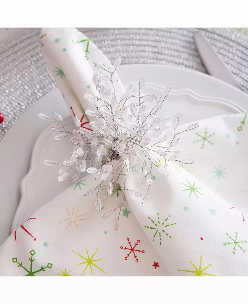 商品Design Imports|Beaded Burst Napkin Ring, Set of 6,价格¥262,第2张图片详细描述